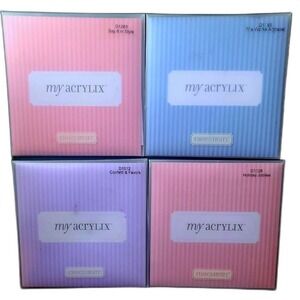 4 Sets Close to My Heart My Acrylix Scrapbooking Card Making Stamp & Clear Block